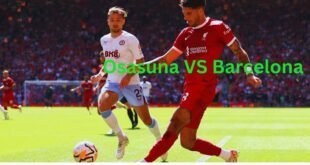 Osasuna VS Barcelona Soccer Laliga Match